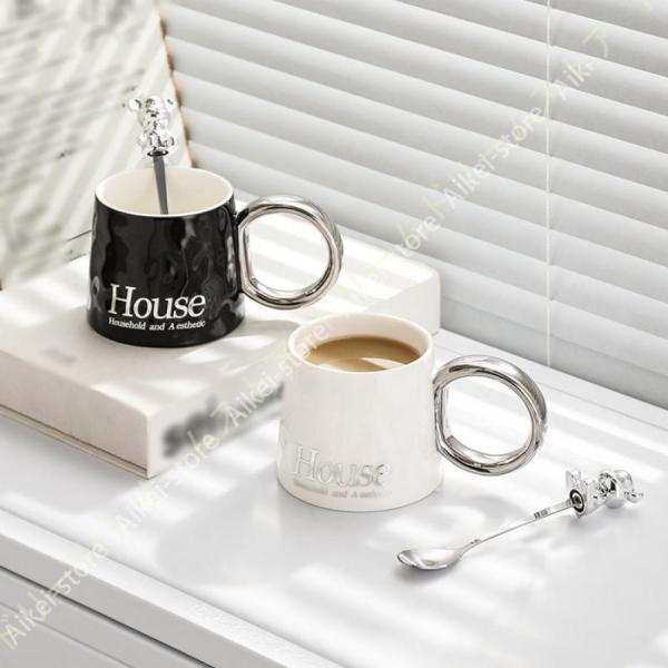 マグカップセラミックカップ 耐熱 セラミック カップ 食器 マグカップ ティーカッ 北欧 コーヒーカ...