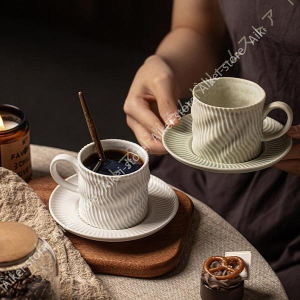 マグカップ プレート 2点セット ホワイト グリーン スープマグ スープカップ 食器 食器 皿 コー...