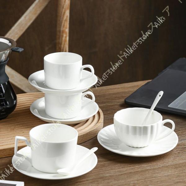 カップ ソーサーにも モーニング オシャレ シンプル 白 カフェ 可愛い パン皿 デザートプレート ...