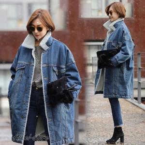 2026年1月】ボアデニムジャケット（レディースGジャン、デニム）の
