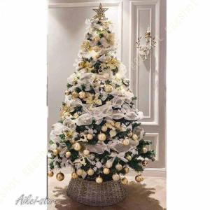 クリスマスツリー 白 大型 針葉樹 クリスマス飾り オーナメント 飾り もみの木 飾付け クリスマス雑貨 おしゃれ キラキラ 雰囲気満々 簡単な組立品 部屋飾り｜aikei2016
