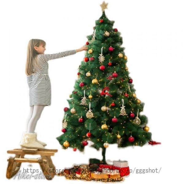 クリスマスツリー 北欧 豪華 オーナメントセット ライトなし もみの木飾り リアル おしゃれ 高密度...