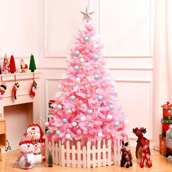 オーナメント付き クリスマスツリー 北欧 特大 針葉樹 おしゃれ まるで本物 ドイツトウヒツリー オ...
