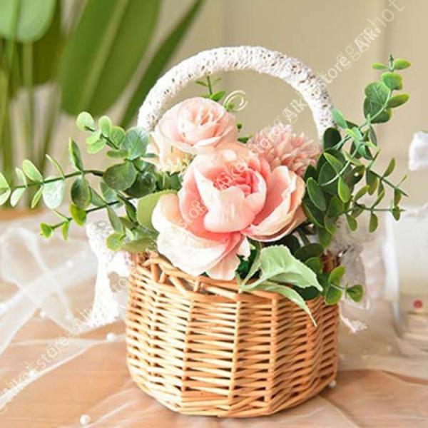 北欧風かご バスケットかご おしゃれ 収納 北欧 持ち手 収納ボックス 収納かご 収納バスケット 可...