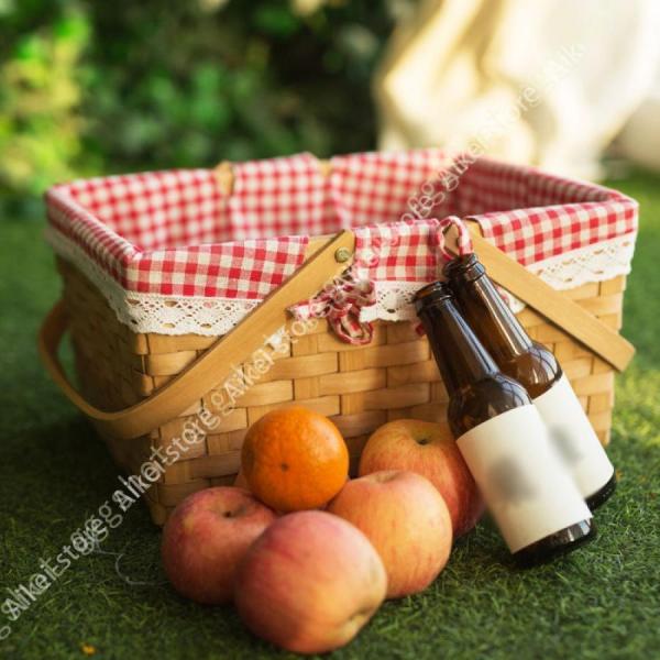 かわいい 持ち手 フルーツバスケット 収納かご 籠 収納バスケット 籐 ラタン おしゃれ ピクニック...