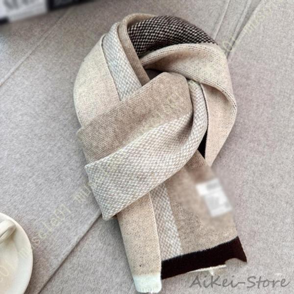 マフラー スカーフ ニット おしゃれ レディース メンズ 男女兼用 大判 柔らかい 暖かい 冬 防寒...