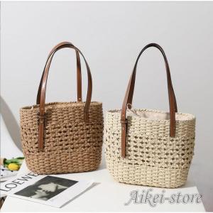 かごバッグ ラロネ 新品 LARONE ラタンボトムエコファーバッグ