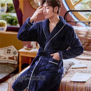 バスローブ／マイクロファイバーバスローブ（グレー）【男女兼用 ユニ