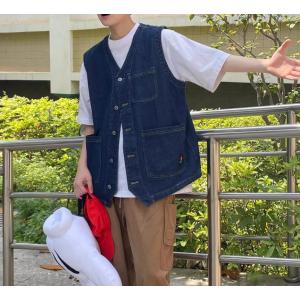 Carhartt ブラックデニムノースリーブベスト 楽天市場】カーハート デニム（ベスト・ジレ｜トップス