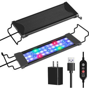 7-8日限定10倍P付] 水槽照明 LEDライト 30-50CM水槽用 18-30cm水槽適用