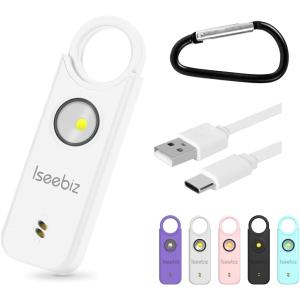 防犯ブザー フラッシュライト付き 大音量 警報器...の商品画像