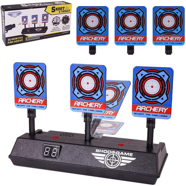 電子ターゲット ナーフ対応 電子銃射撃ターゲット 射撃練習 新倉庫入荷セール Cyfie デジタルタ...