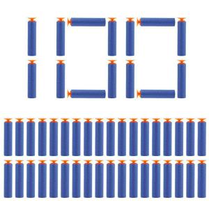ナーフ弾 100本入り 吸盤式 練習用弾 Cyfie ナーフエリート用 ナーフダーツ対応 N-ストライクエリート適用 フォームダーツ EVA詰め替え弾丸