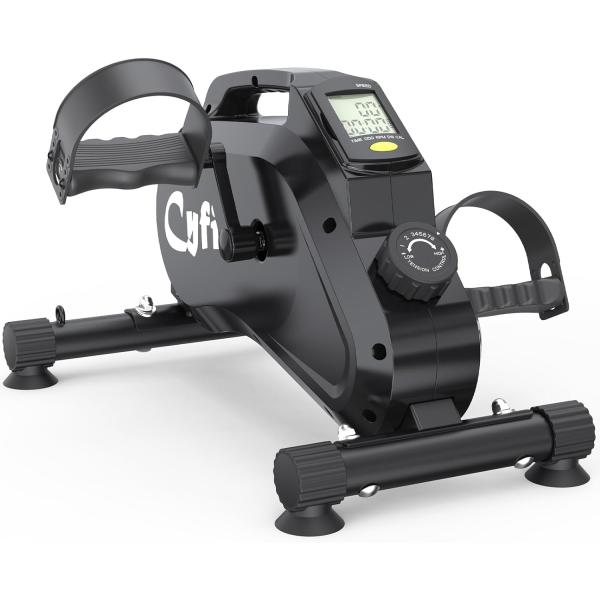 [4-5日限定10倍P付] フィットネスバイクミニ 静音 家庭用 座ったまま 8段階負荷調節 CYF...