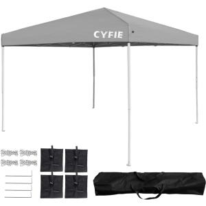 タープテント 6*3M 大型 高さ3段階調節 横幕6枚 CYFIE 窓付 扉 UV加工