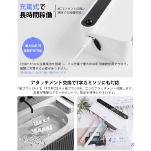 歯ブラシ除菌器 歯ブラシホルダ ブラック UV...の詳細画像5