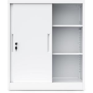 ロッカー スチール書庫 引き戸タイプ 鍵付 予約...の商品画像