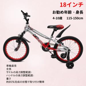 [28-1日限定10倍P付] 自転車 18インチ 子供自転車 Cyfie ホーク 前と後ろブレーキ付...