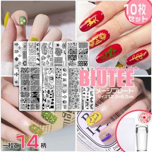 ネイルイメージプレートセット 10枚セット Biutee 1スタンプ
