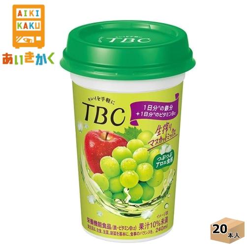 森永乳業チルド ＴＢＣ 生絞りマスカットミックス 240ml×20本 飲料※チルドセンターより直送の...