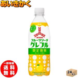 アサヒ飲料 三ツ矢 フルーツソーダグレフル 500mlPET × 24本