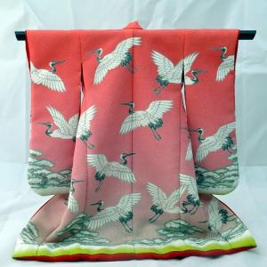 ミニチュア着物ハンドメイド4点セット ミニチュア着物1/7金襴打掛キット 紺（高さ195mm幅277mm） : あい