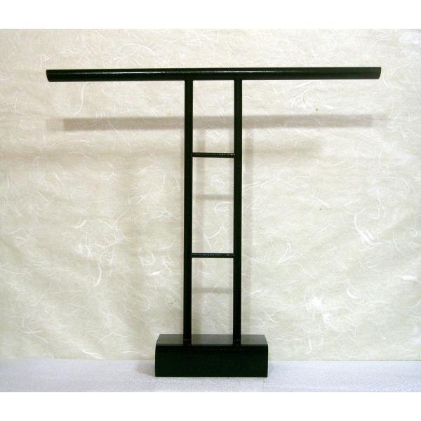 ミニチュア衣桁Ｔ字衣桁/黒150J(H32ｃｍW40ｃｍ)1/4型紙用（あい工房ショップ限定販売）