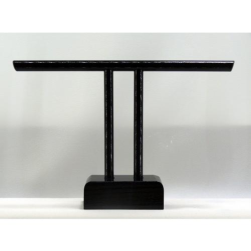 ミニチュア衣桁Ｔ字衣桁/黒150mini(H16ｃｍW24ｃｍ)（あい工房ショップ限定販売）