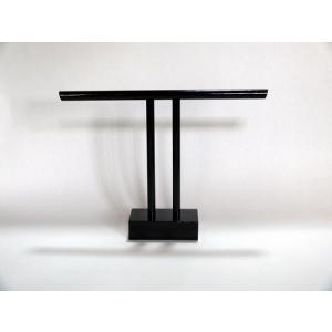 ミニチュア衣桁T字衣桁/黒150L(H40cmW45cm)（あい工房ショップ