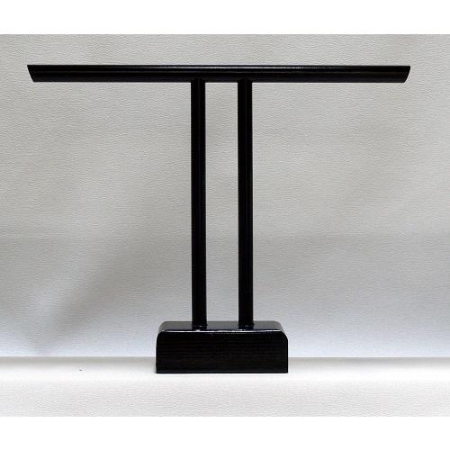 ミニチュア衣桁1/7Ｔ字衣桁/黒150N(H20.5ｃｍW25.9ｃｍ)（あい工房ショップ限定販売）