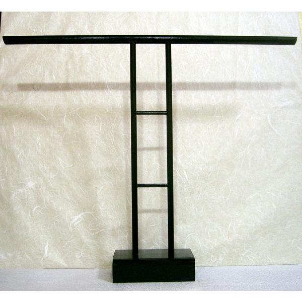 ミニチュア衣桁Ｔ字衣桁/黒150Q(H40ｃｍW50ｃｍ)（あい工房ショップ限定販売）