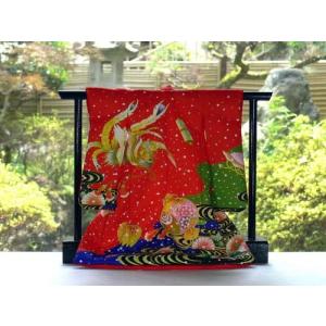 ミニチュア着物1/7金襴打掛キット 黒 -ミニ着物キット-（高さ195mm幅