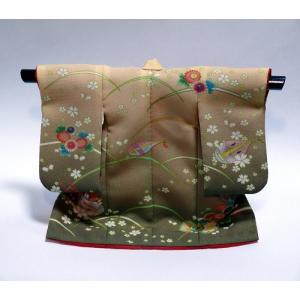 ミニチュア着物　刺繍打掛　ゴマページ DMC/Chicchi 森で暮らす動物たちの12か月 刺繍キット 和の花々に