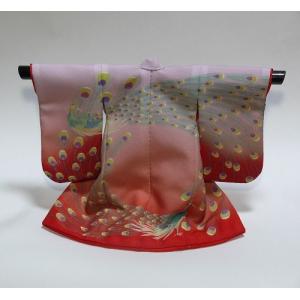 ミニチュア着物1/7金襴打掛キット 紺（高さ195mm幅277mm） : あい