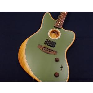 アウトレット特価  Fender Acoustasonic Player Jazzmaster Rosewood Fingerboard Antique Olive  フェンダー アコースタソニック｜aikyoku-inazawa