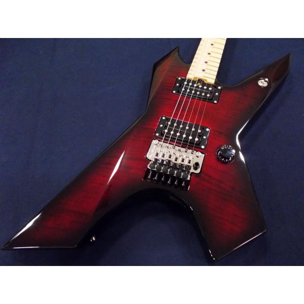 Killer KG-Exploder II Flame Top Wine Red Sunburst ...