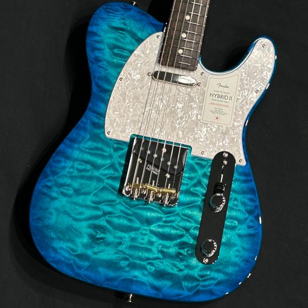 Fender 2024 Hybrid2 TELECASTER RW QUILT AQUAMARINE...