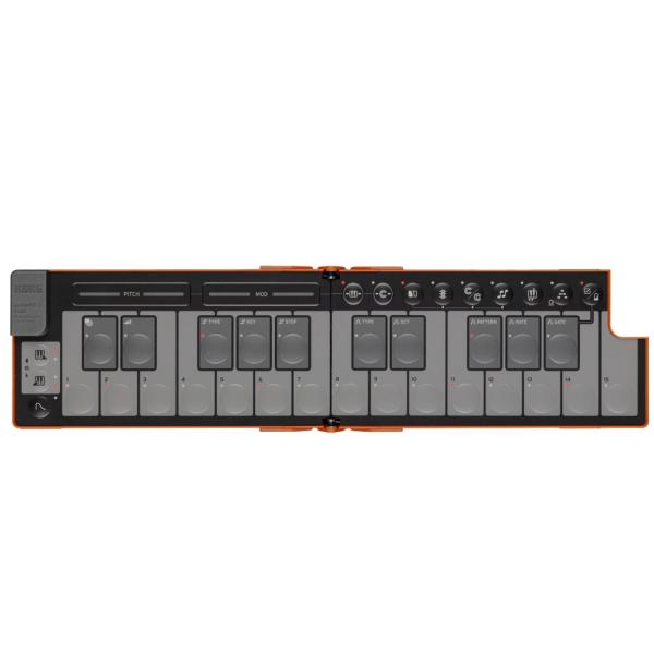 KORG nanoKEY-FD LO Lava Orange 25鍵 USB-MIDI キーボード ...