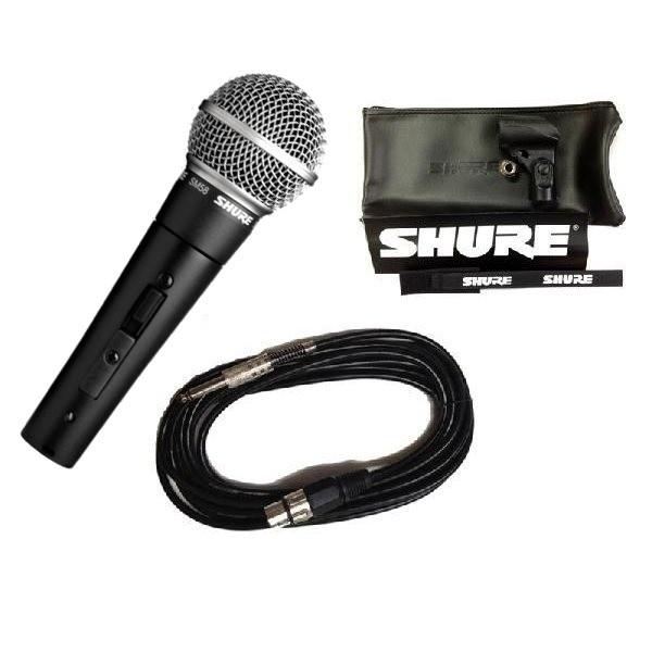 SHURE SM58SE(ON/OFFスイッチ付) (マイクケーブル5m[XLR-フォン]付7点セッ...