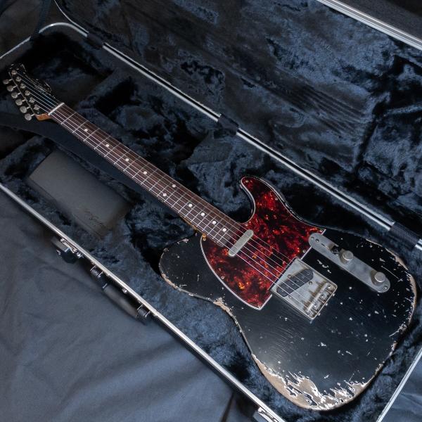 Xotic XTC-1 Black Heavy Aged/Alder/R/MH #3917