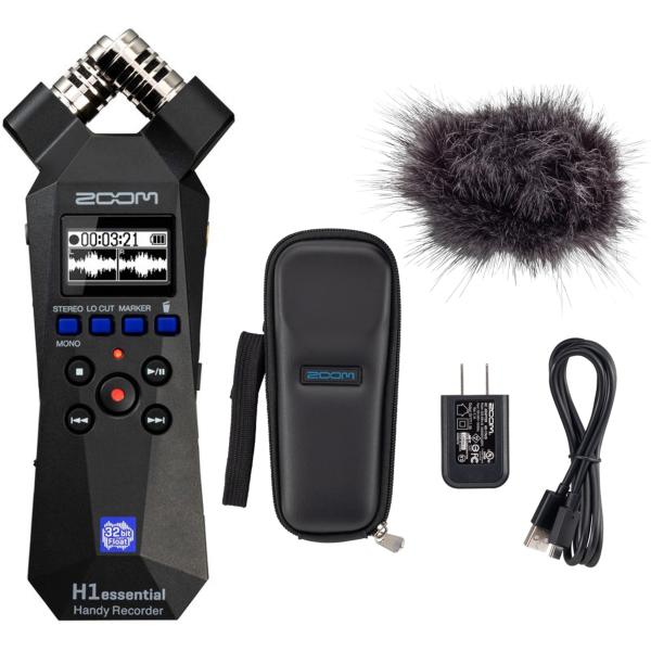 ZOOM H1essential（専用アクセサリパック/APH-1e付）ハンディレコーダー 32bi...