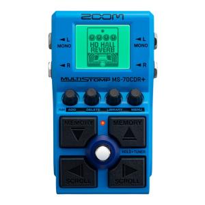 ZOOM MS-70CDR+  コーラス、ディレイ、リバーブを中心とした149種類の空間系エフェクト...