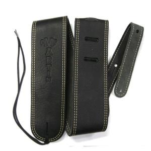MARTIN 18A0029 Premium Rolled Leather ギターストラップ ブラック