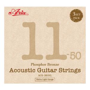 ARIA（アリア） アコースティックギター弦 AGS-200XL 【ネコポス(旧