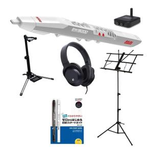 AKAI Professional EWI5000J White/ヘッドホン+譜面台+スタンド/WSS-100+教則本付 ウインド・シンセサイザー｜愛曲楽器 Yahoo!ショッピング店