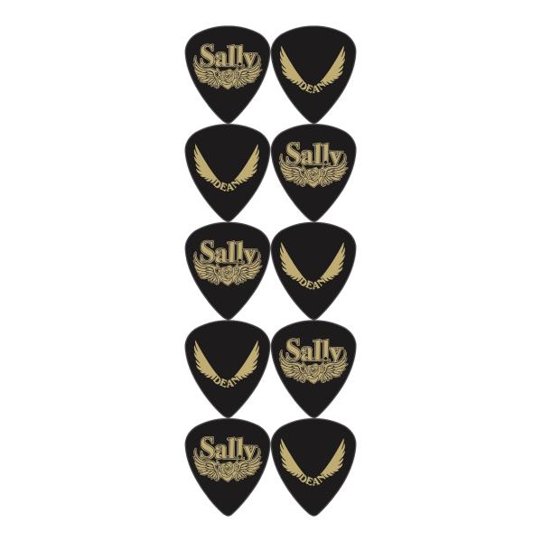 DEAN GUITARS Sally PICK 2026 Black ＆ Gold/10枚セット サ...