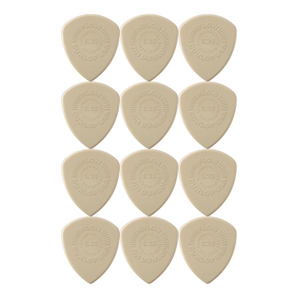 Dunlop 541B125/12枚セット / FLOW NYLON PICK 1.25mm ナイロ...