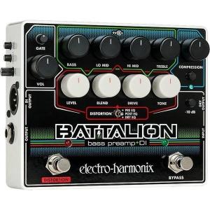 electro-harmonix BATTALION ベース用DI/プリアンプ ELECTRO HARMONIX BATTALION Bass Preamp ＆ DI ベースプリアンプ DI