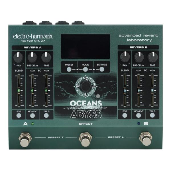 ELECTRO HARMONIX OCEANS ABYSS リバーブ ディレイ コーラス トレモロ ...