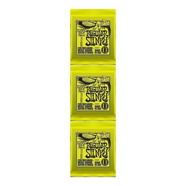[エレキギター弦×3セット]ERNIE BALL 2221×3セット REGULAR SLINKY[...